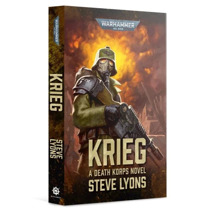 Krieg: A Death Korps Novel by Steve Lyons, Warhammer 40,000 paperback cover