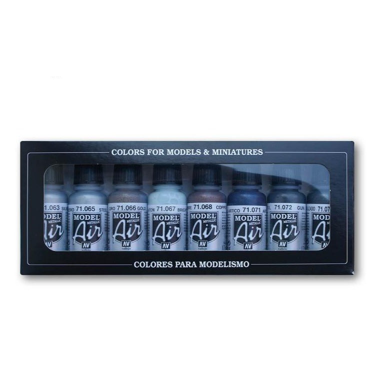 Vallejo Model Air Set - Metallic Colors 71.176 - Loaded Dice