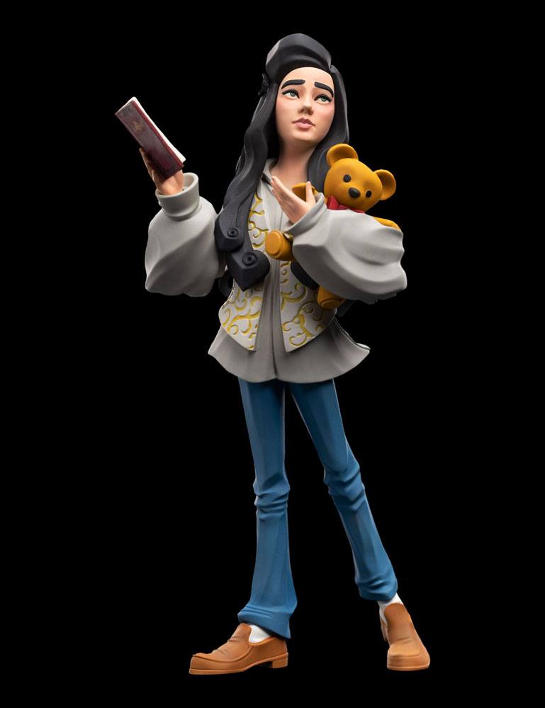 Sarah Williams Mini Epics figure by Weta Workshop on a black background, front view