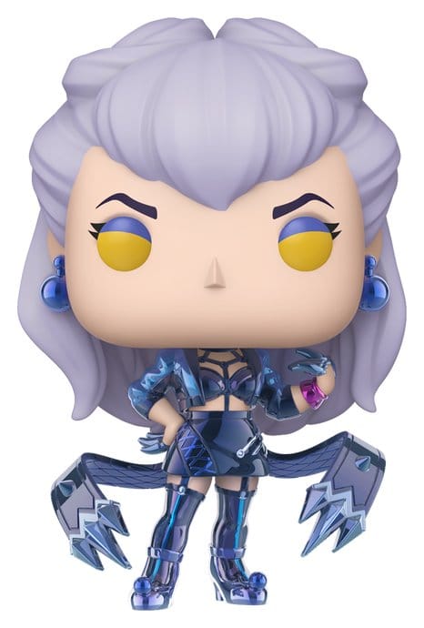 Funko Pop! Games K/DA Evelynn vinyl figure with lilac hair and blue claws, League of Legends