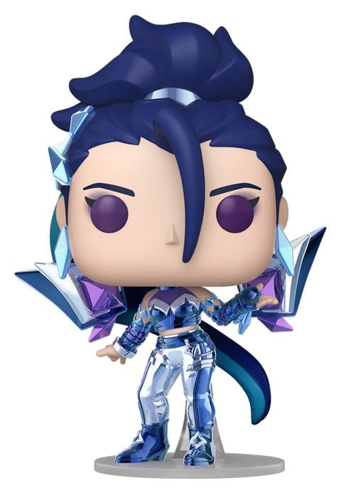League of Legends Funko POP! Games K/DA Kai'Sa vinyl figure in metallic blue and silver outfit