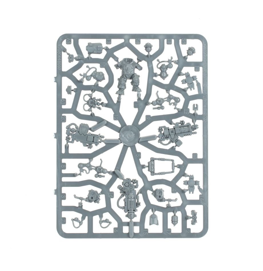 Leagues of Votann: Brokhyr Thunderkyn sprue contents - Loaded Dice