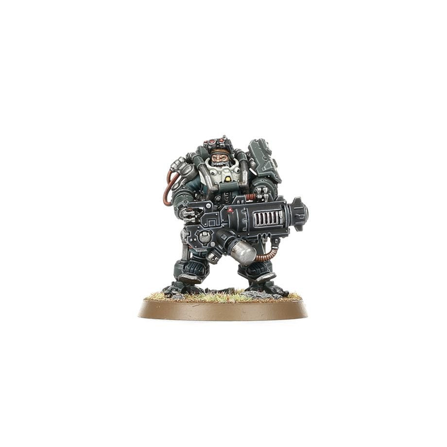 Painted Brokhyr Thunderkyn with heavy cannon, front view