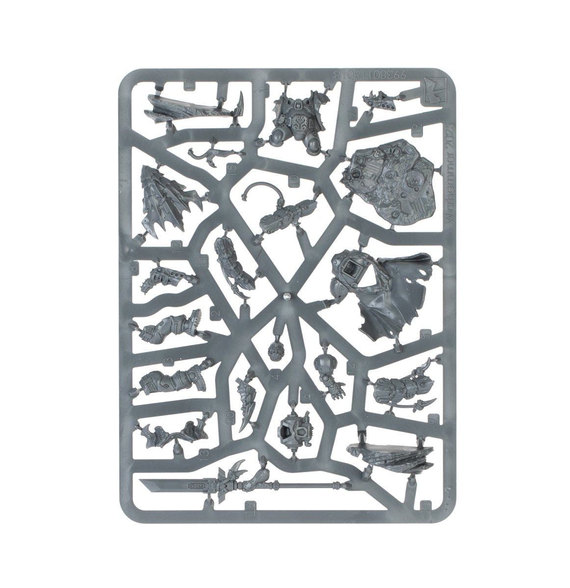 Leagues of Votann Buri Aegnirssen unpainted plastic sprue, frame 1 of 1