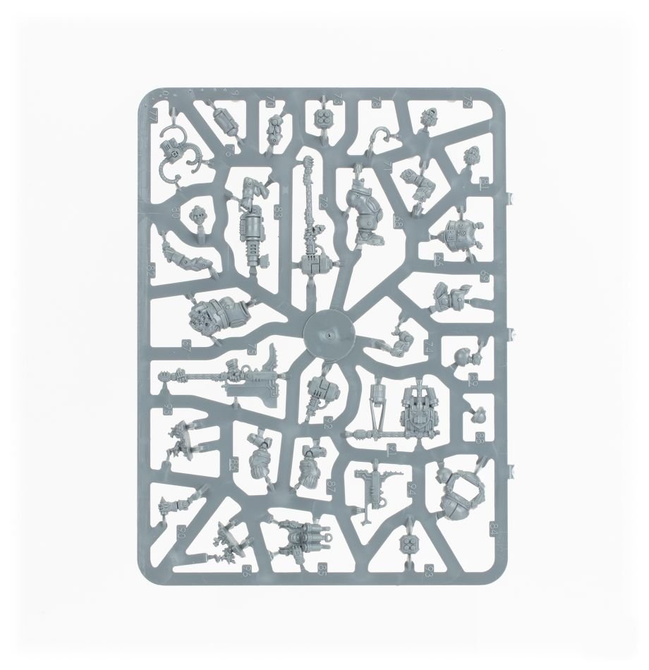 Leagues of Votann: Cthonian Berserks sprue contents - Loaded Dice