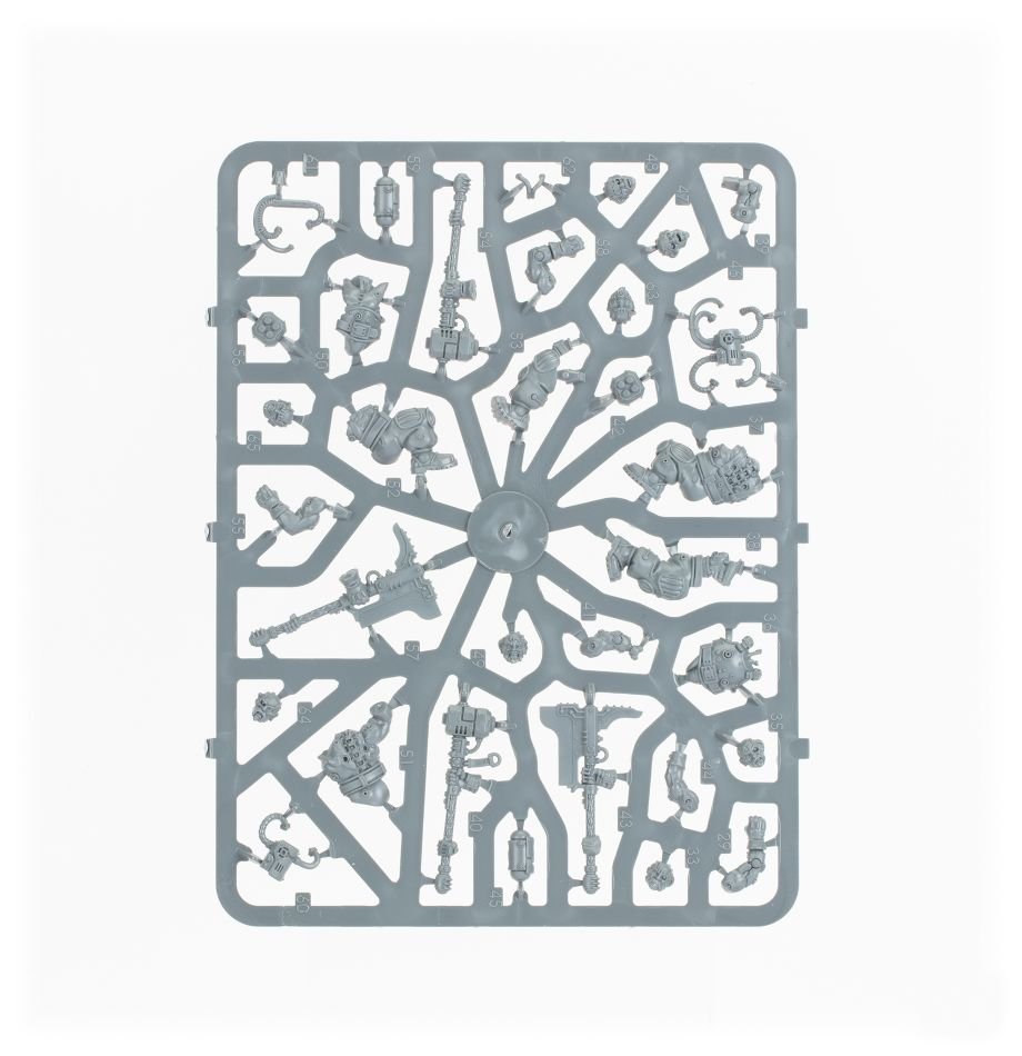 Leagues of Votann: Cthonian Berserks sprue contents - Loaded Dice