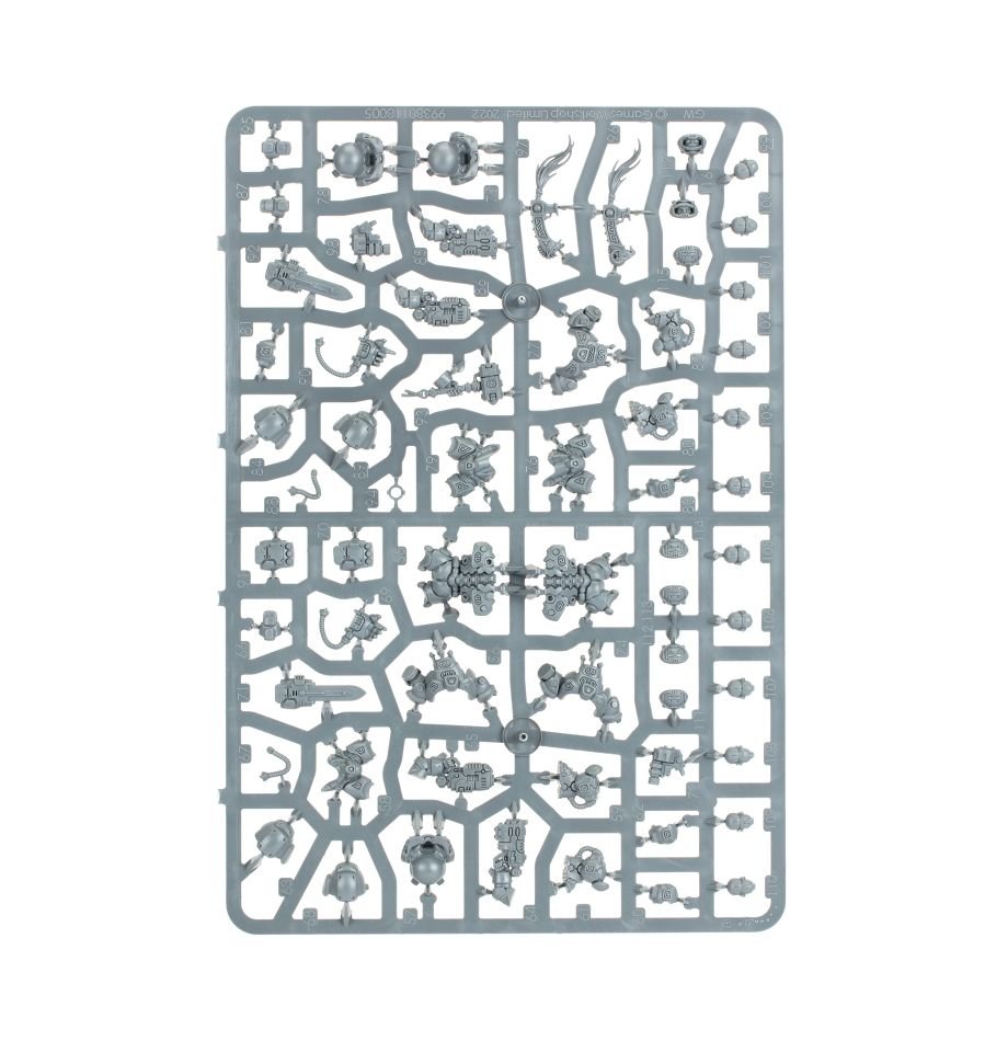 Leagues of Votann: Einhyr Hearthguard sprue contents - Loaded Dice