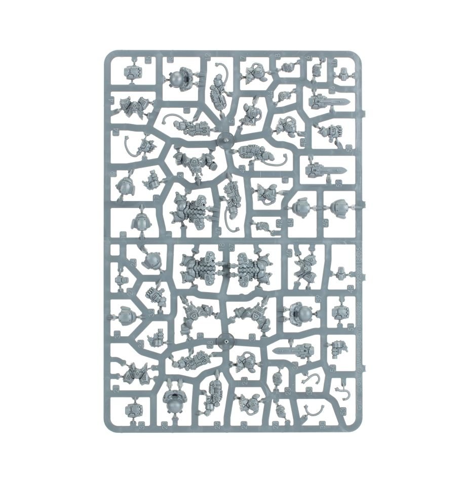 Leagues of Votann: Einhyr Hearthguard sprue contents - Loaded Dice