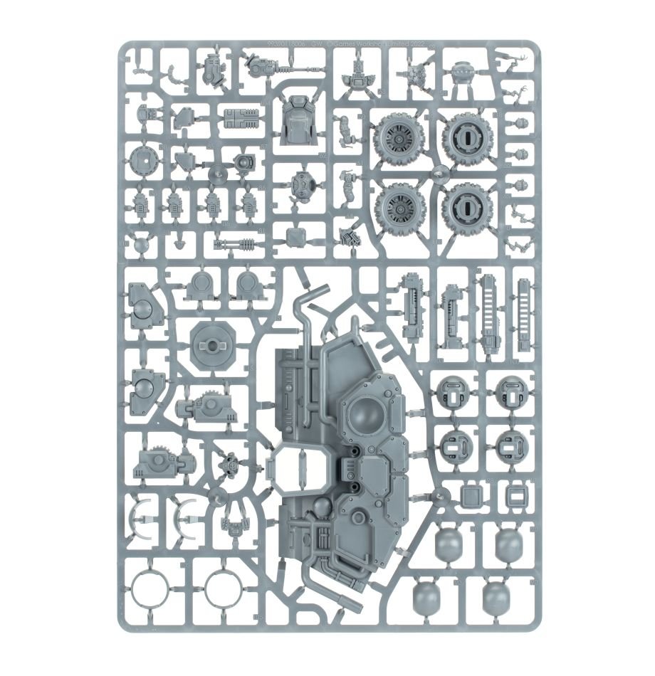 Leagues of Votann: Hekaton Land Fortress sprue contents - Loaded Dice