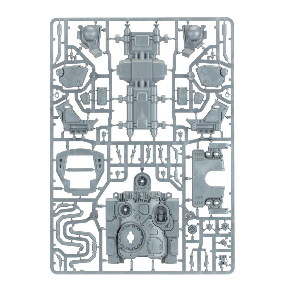 Leagues of Votann: Hekaton Land Fortress sprue contents - Loaded Dice