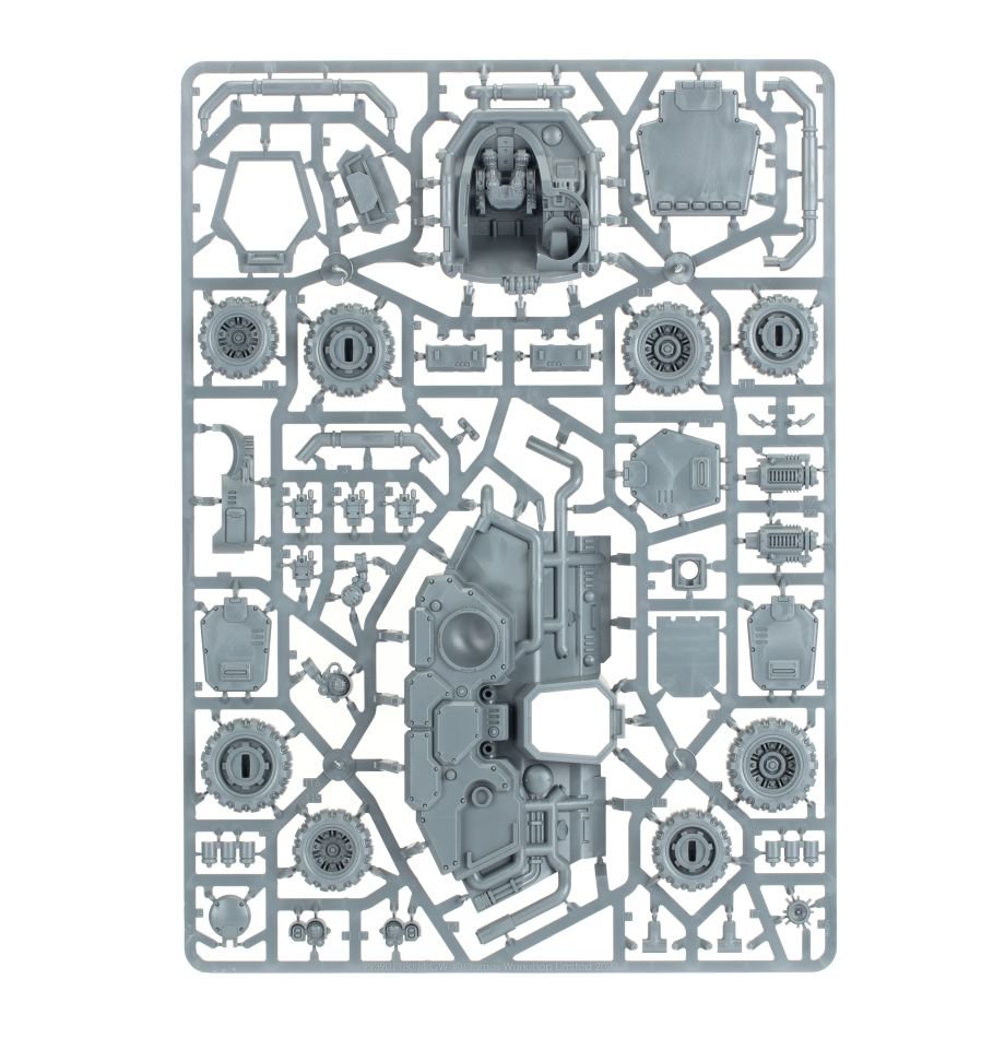 Leagues of Votann: Hekaton Land Fortress sprue contents - Loaded Dice