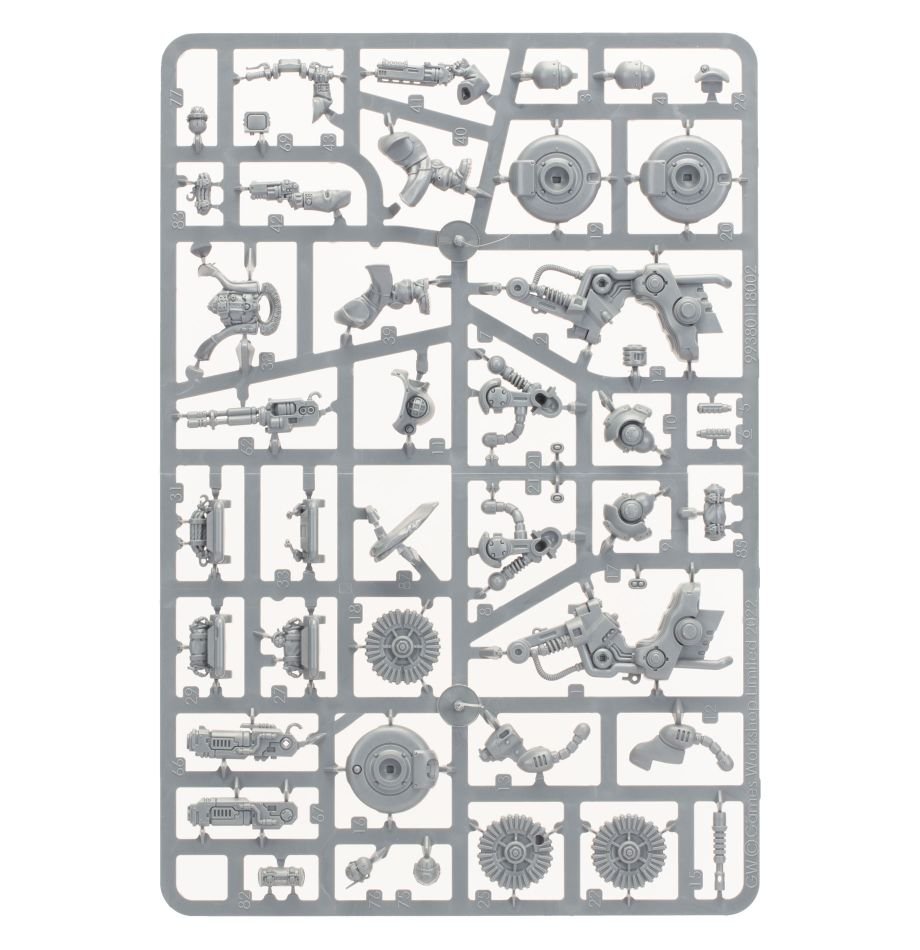 Leagues of Votann: Hernkyn Pioneers sprue contents - Loaded Dice