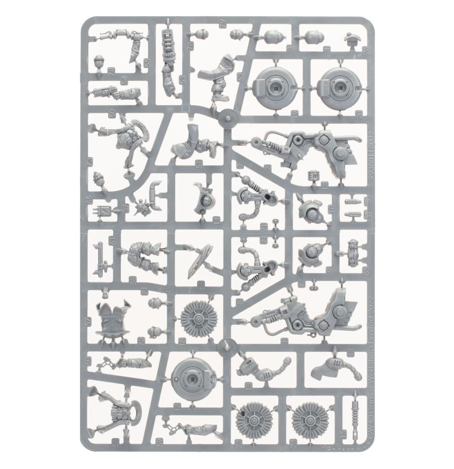 Leagues of Votann: Hernkyn Pioneers sprue contents - Loaded Dice