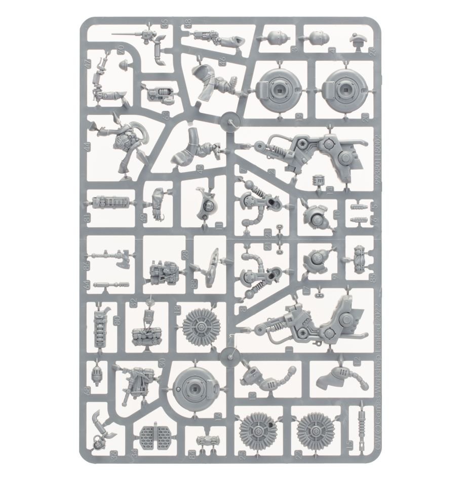 Leagues of Votann: Hernkyn Pioneers sprue contents - Loaded Dice