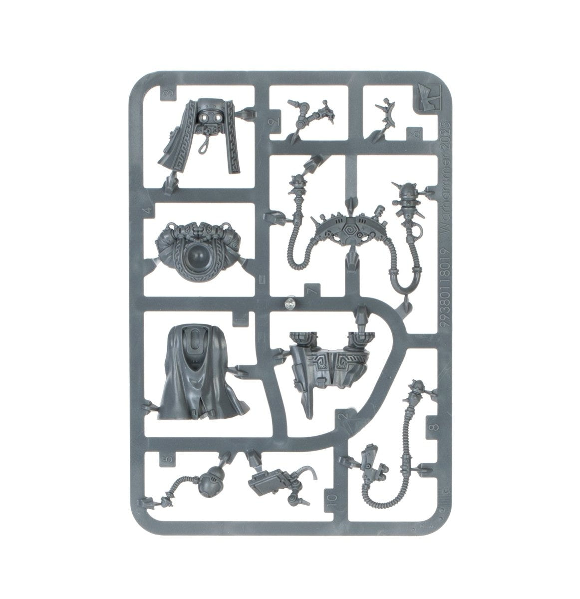 Leagues of Votann Memnyr Strategist unpainted plastic sprue, frame 1 of 1