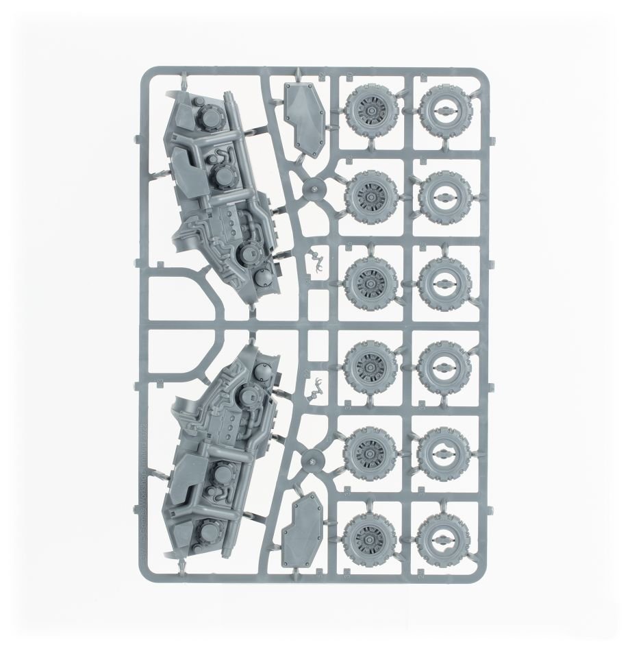 Leagues of Votann: Sagitaur sprue contents - Loaded Dice