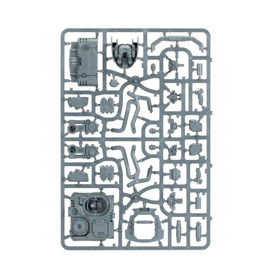 Leagues of Votann: Sagitaur sprue contents - Loaded Dice