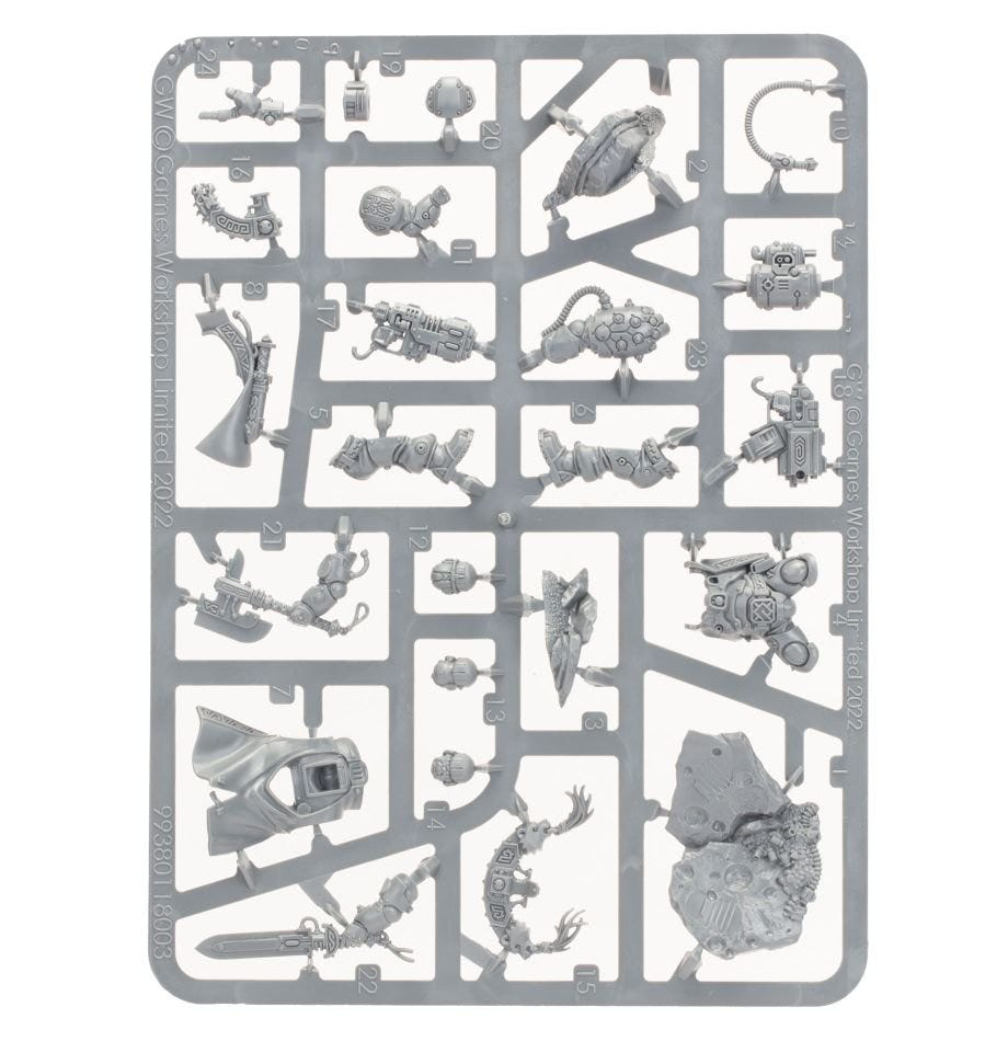 Leagues of Votann: Uthar the Destined sprue contents - Loaded Dice