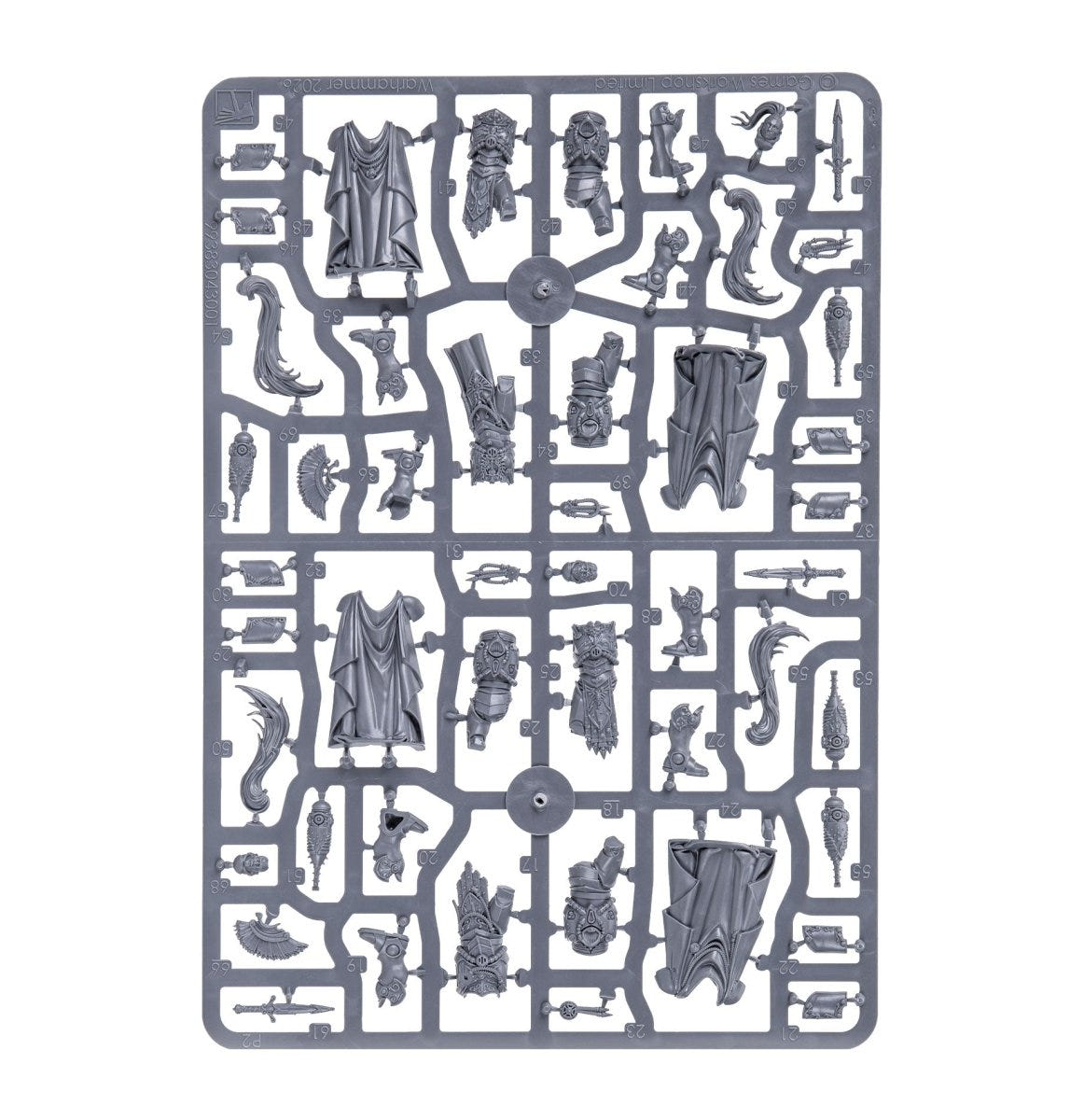 Legio Custodes Sentinel Guard Sodality unpainted plastic sprue, frame 2 of 3