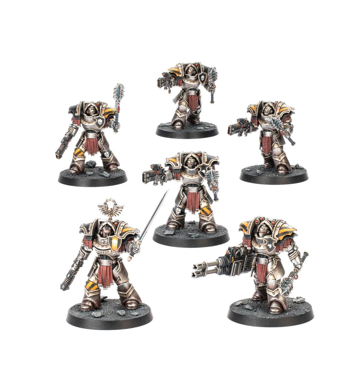 Legiones Astartes: Cataphractii Terminators with Volkite Chargers & Power Fists