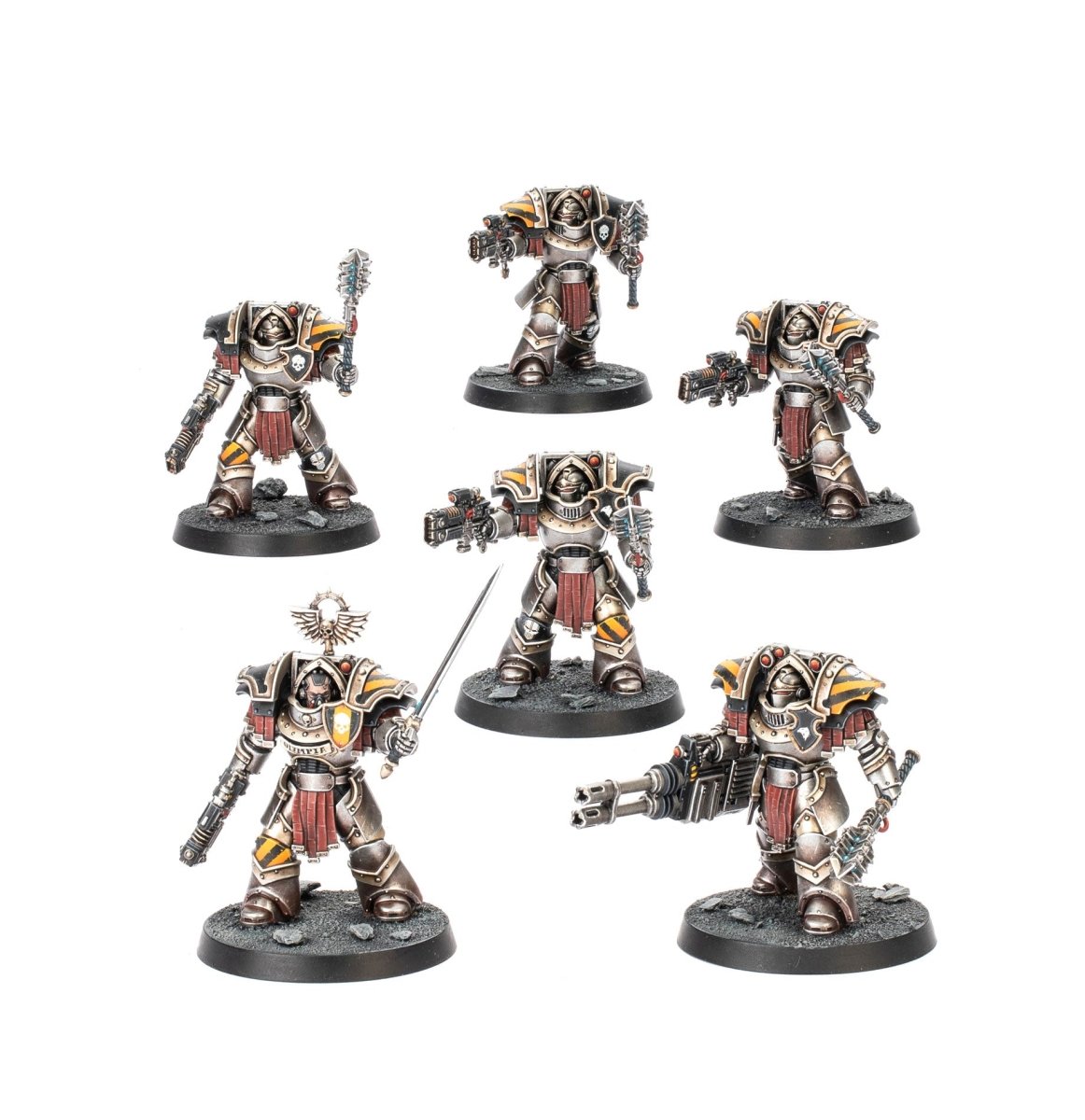 Legiones Astartes: Cataphractii Terminators with Volkite Chargers & Power Fists