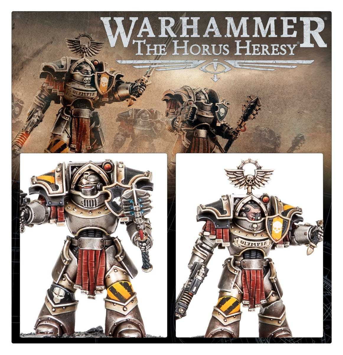 Legiones Astartes: Cataphractii Terminators with Volkite Chargers & Power Fists