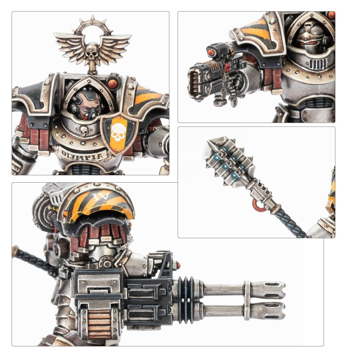 Legiones Astartes: Cataphractii Terminators with Volkite Chargers & Power Fists