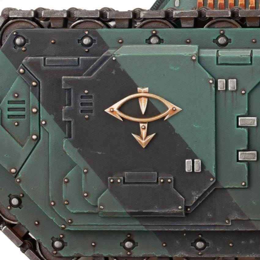 Cerberus Heavy Tank Destroyer close-up of the side armour panel with eye Legion insignia