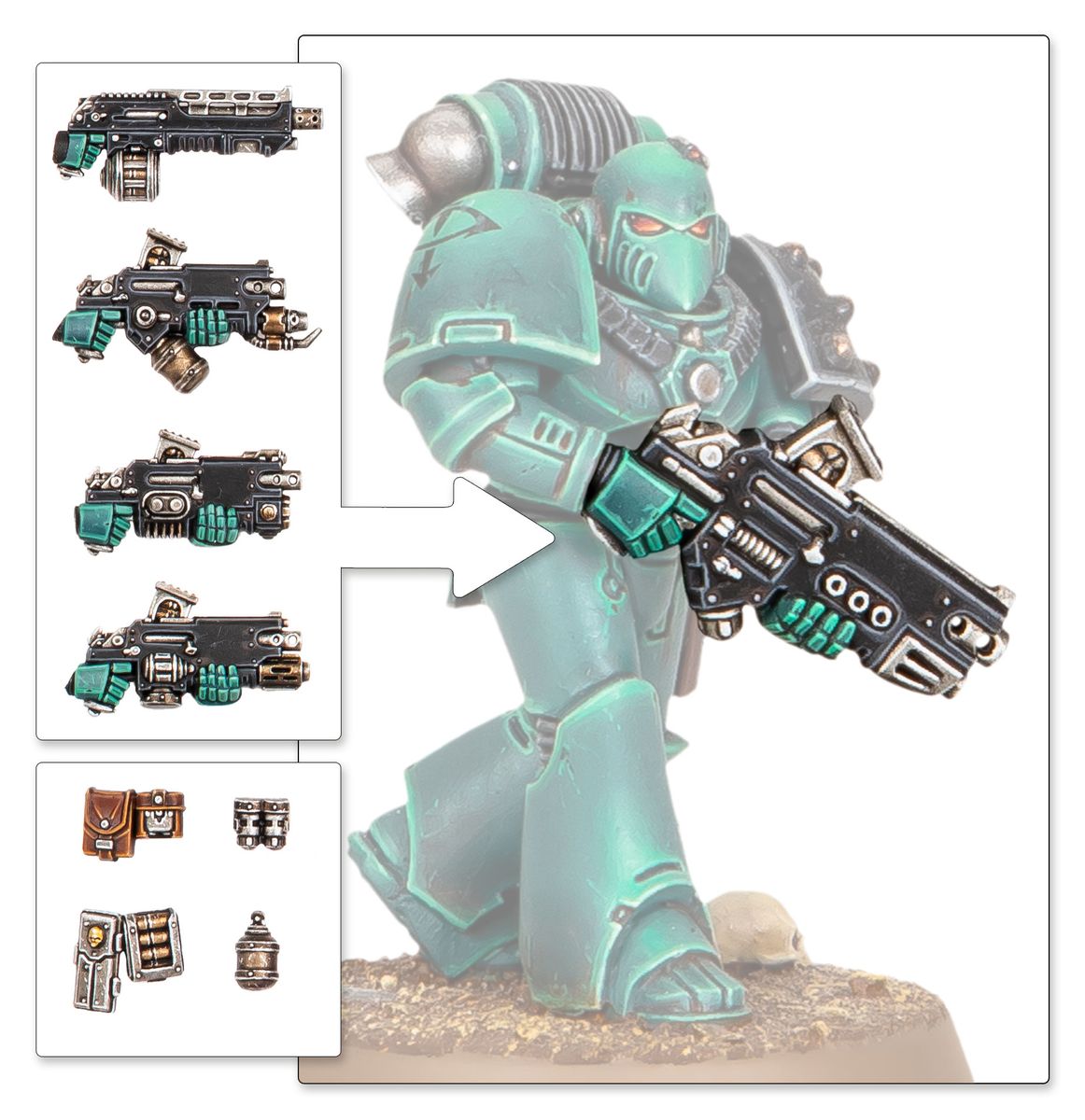 Legiones Astartes: Combi-weapons & Shotguns Upgrade Set - Loaded Dice