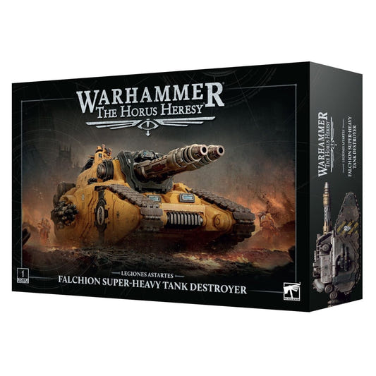 Warhammer The Horus Heresy Falchion Super-Heavy Tank Destroyer box on a white background
