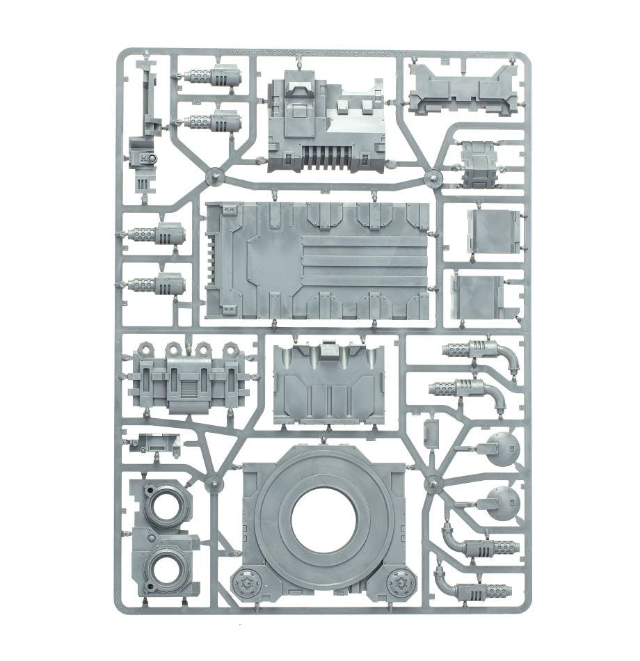 Kratos Heavy Assault Tank unpainted plastic sprue, frame 3 of 6