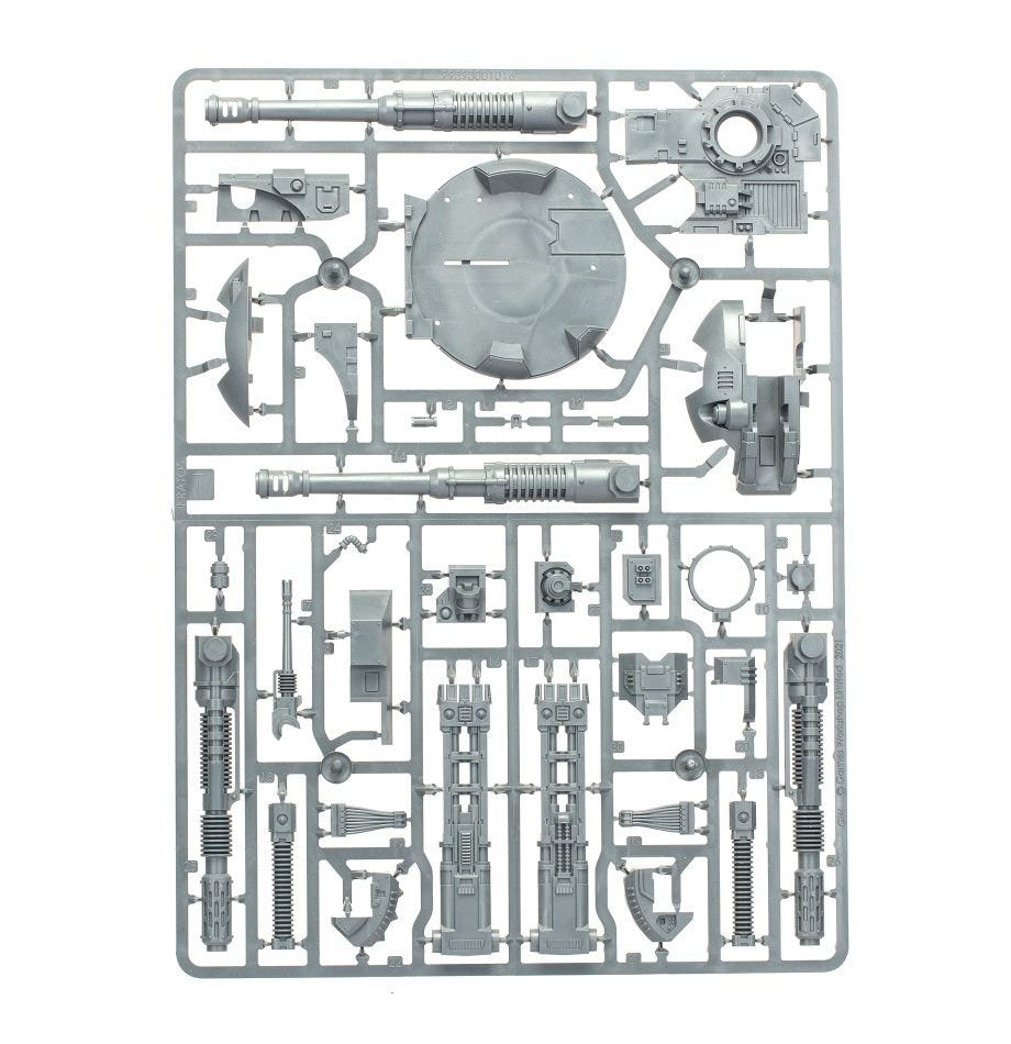 Kratos Heavy Assault Tank unpainted plastic sprue, frame 4 of 6