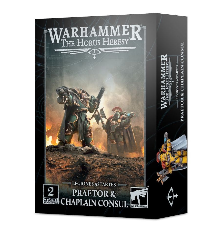 Games Workshop Horus Heresy Legiones Astartes Praetor and Chaplain Consul box front