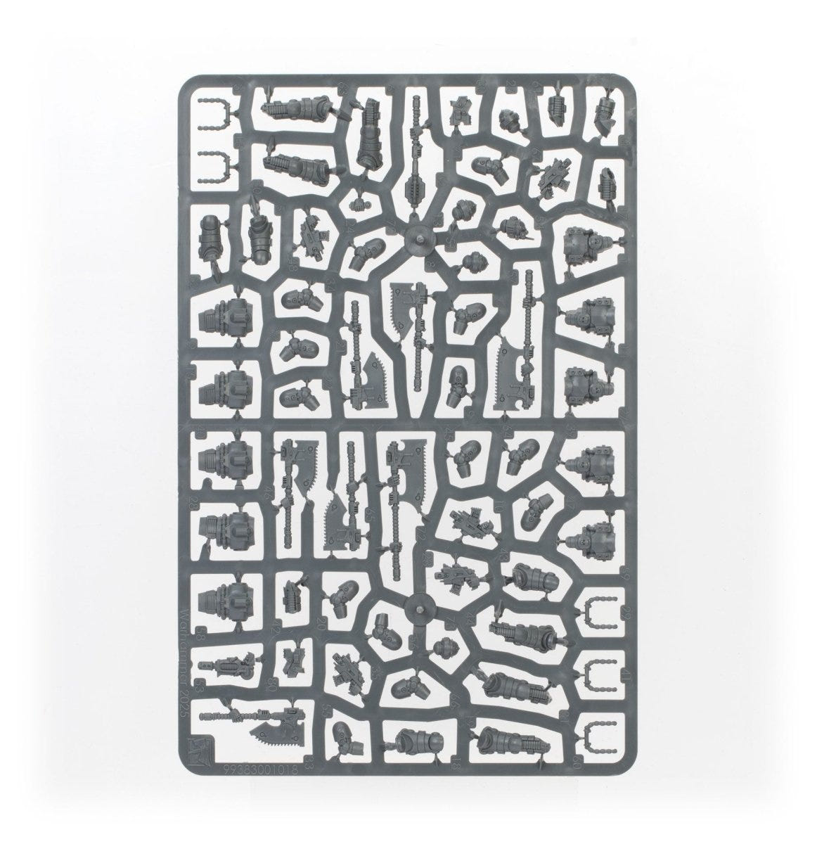 Legiones Astartes MkII Assault Squad unpainted plastic sprue, frame 2 of 2