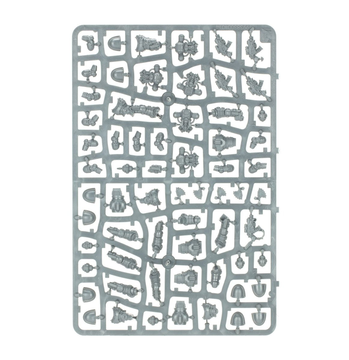 Legiones Astartes MkII Tactical Squad unpainted plastic sprue, frame 1 of 3