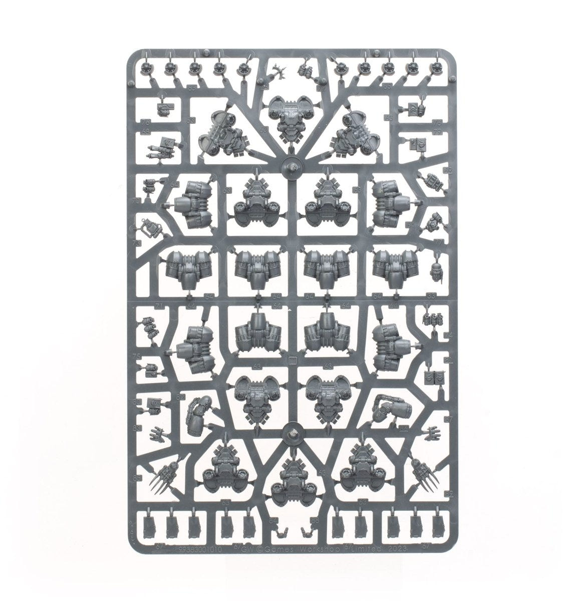 MkIV Assault Squad unpainted plastic sprue, frame 2 of 2