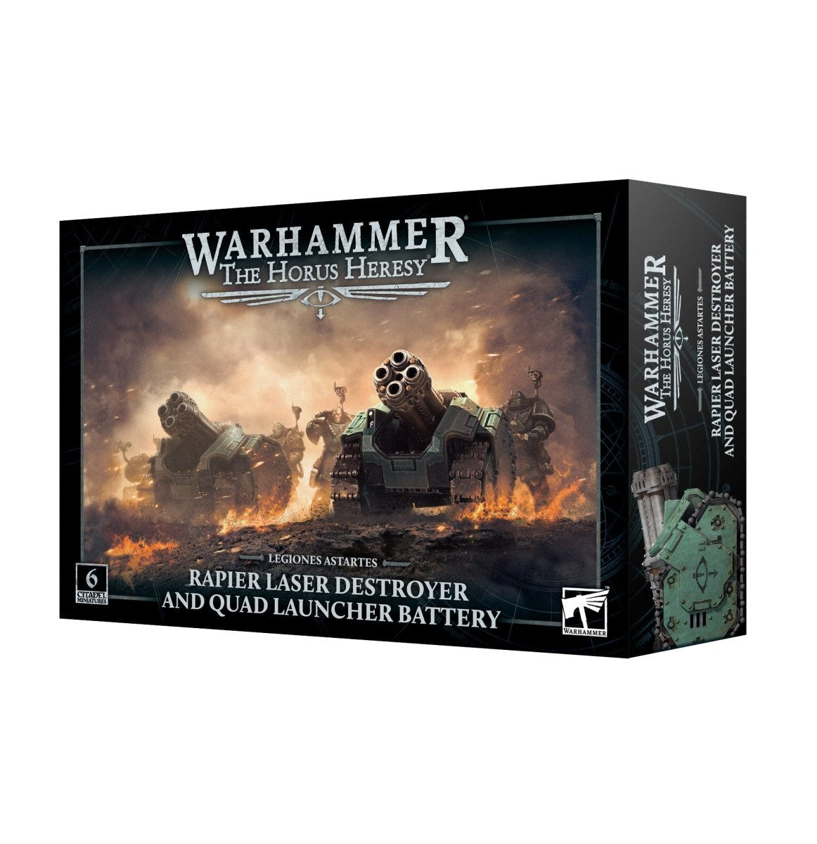 Horus Heresy Legiones Astartes Rapier Laser Destroyer and Quad Launcher Battery boxed kit