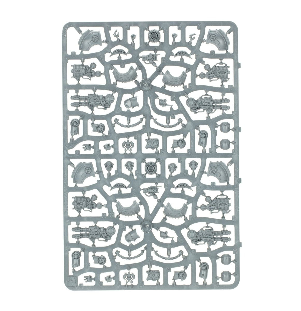 Legiones Astartes Saturnine Terminators unpainted plastic sprue, frame 1 of 2