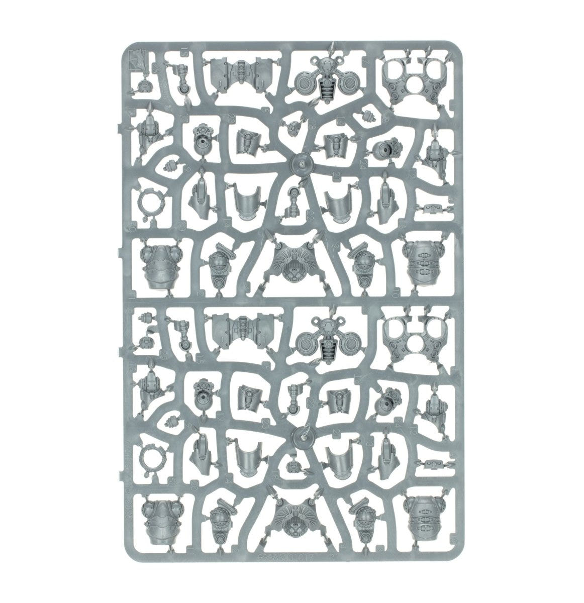 Legiones Astartes Saturnine Terminators unpainted plastic sprue, frame 2 of 2