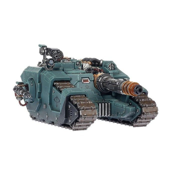 Painted Legiones Astartes Sicaran Venator Tank Hunter, front angled view
