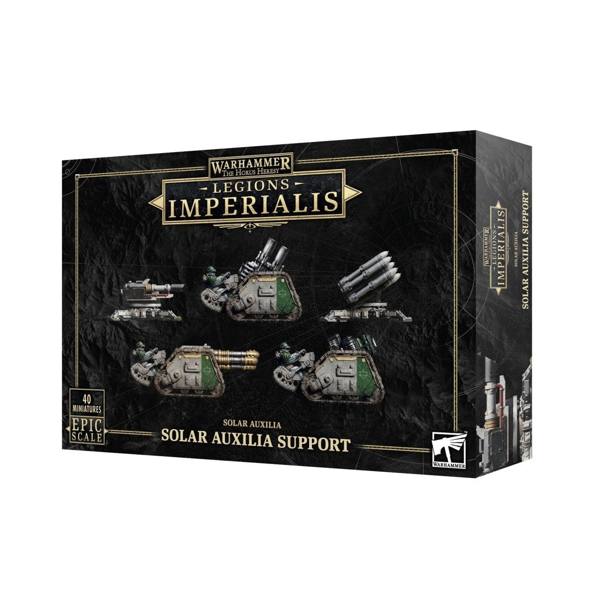 Games Workshop Legions Imperialis Solar Auxilia Support box, front