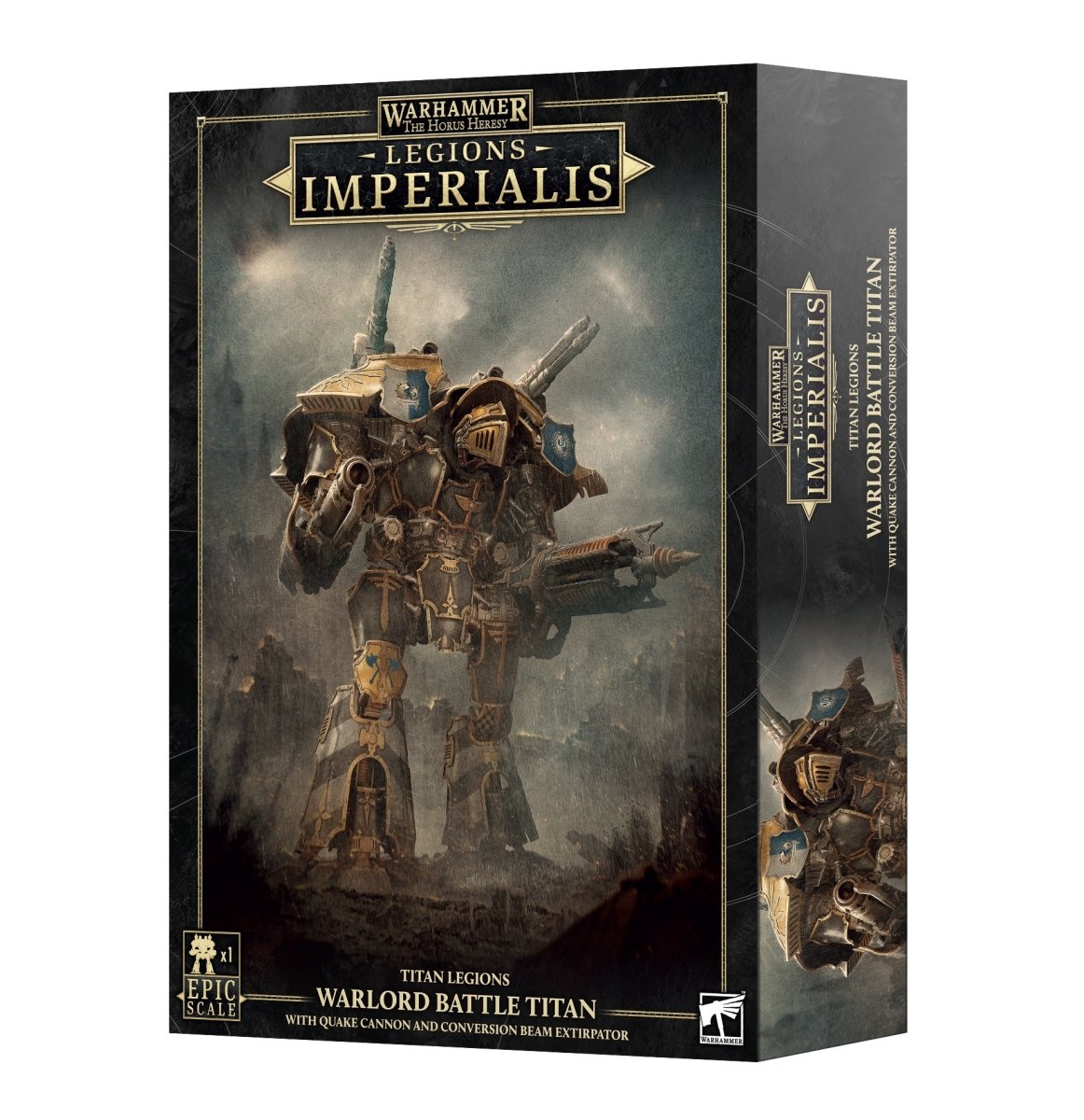 Legions Imperialis: Titan Legions Warlord Titan with Quake Cannon and Conversion Beam Extirpator - Loaded Dice