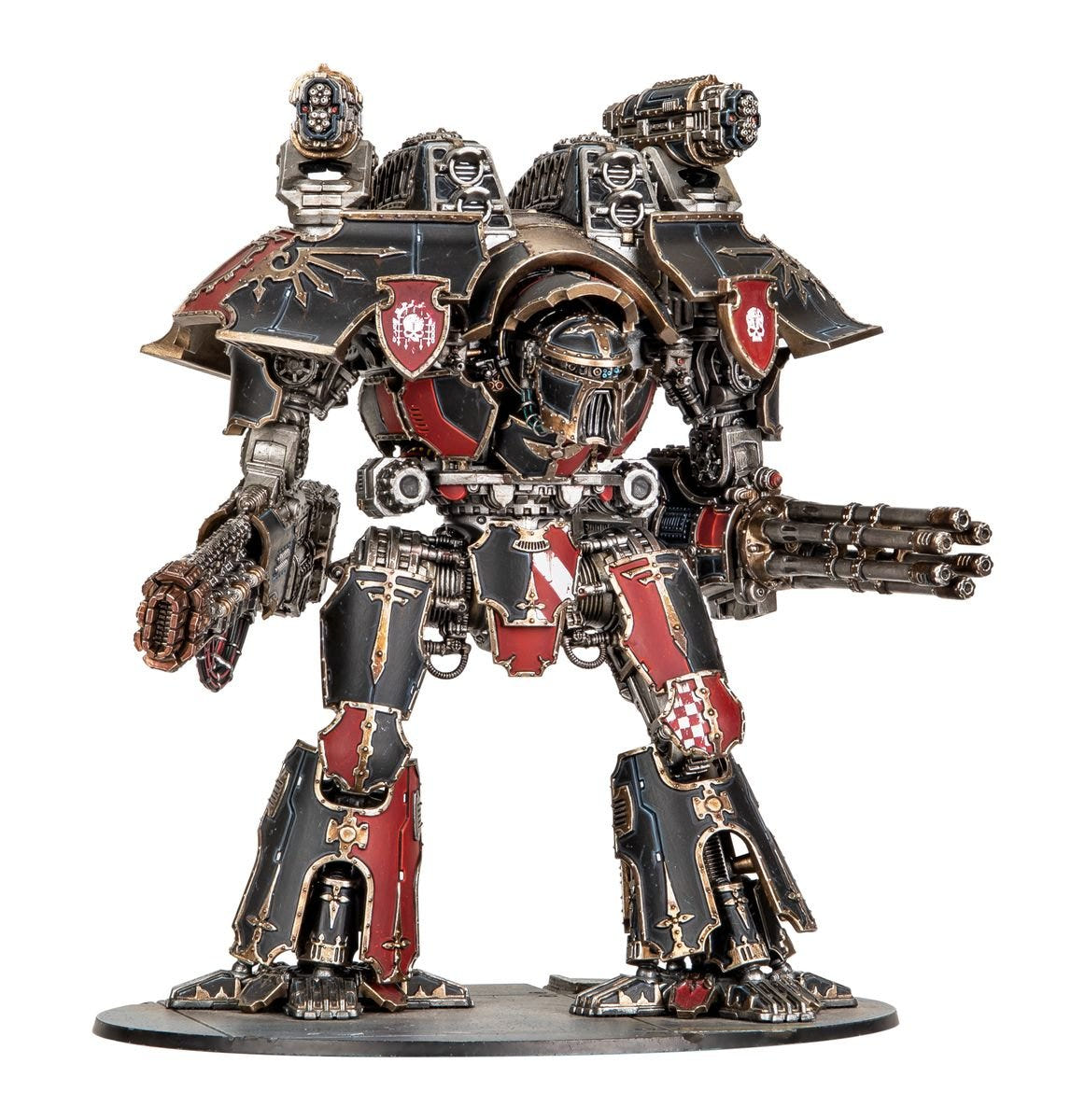 Legions Imperialis: Titan Legions Warlord Titan with Volkite Destructor and Macro-Gatling Blaster - Loaded Dice