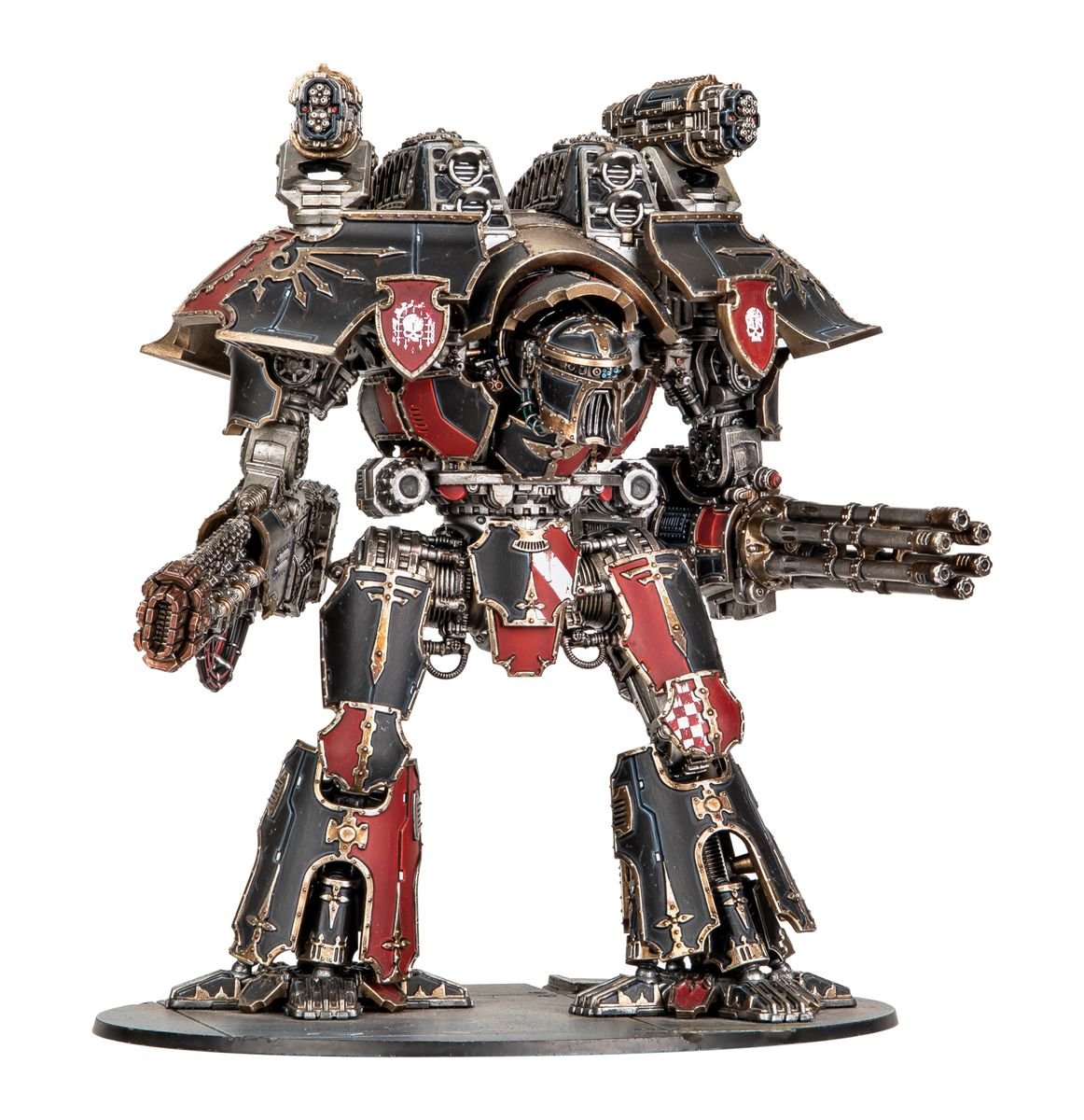 Legions Imperialis: Titan Legions Warlord Titan with Volkite Destructor and Macro-Gatling Blaster - Loaded Dice