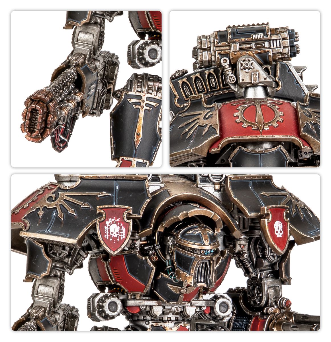 Legions Imperialis: Titan Legions Warlord Titan with Volkite Destructor and Macro-Gatling Blaster - Loaded Dice