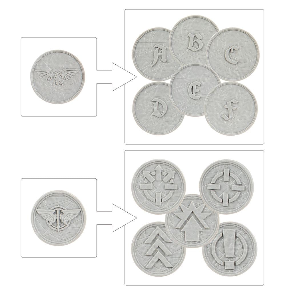 Legions Imperilais: Order Tokens and Objective Markers - Loaded Dice