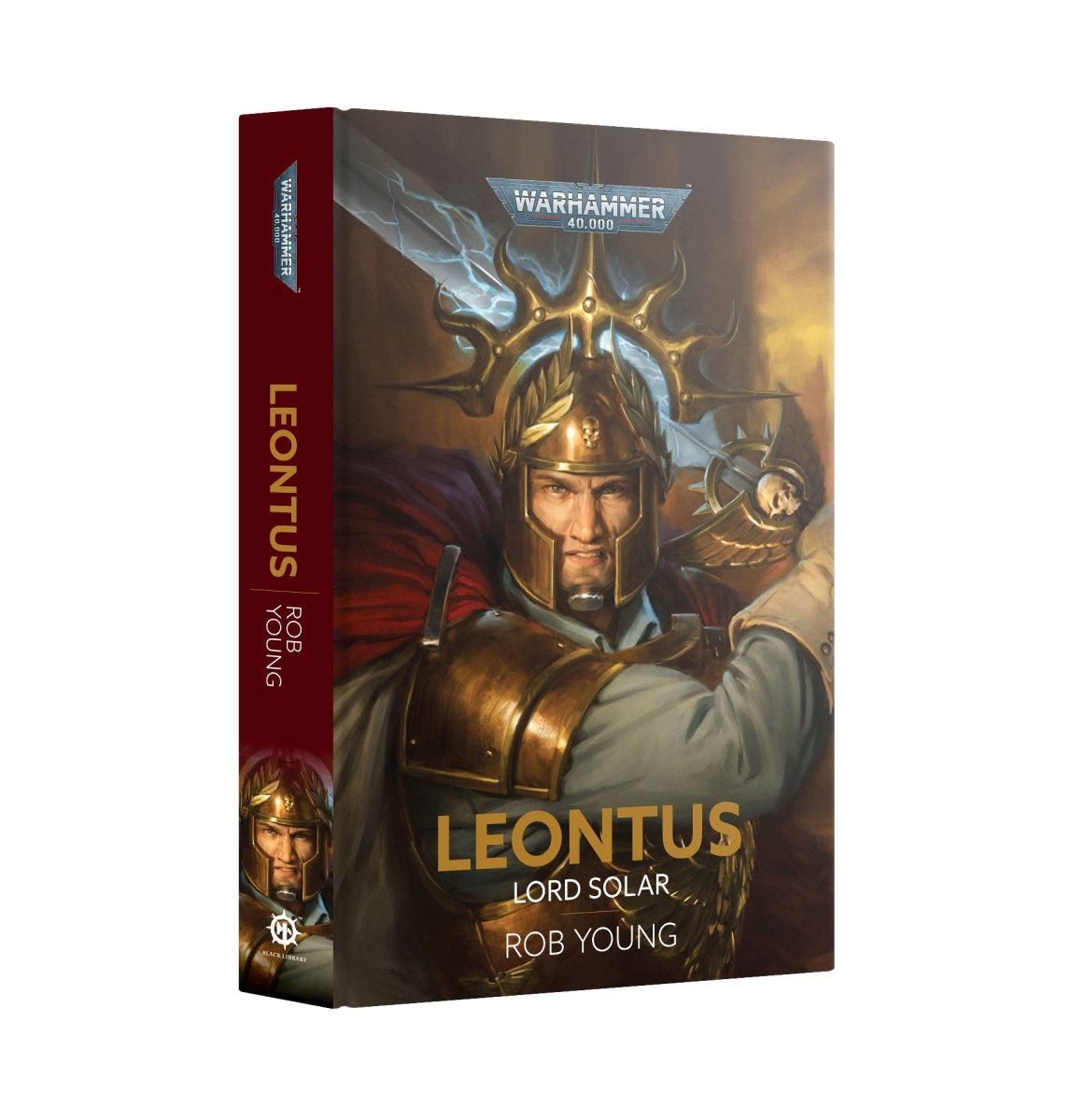 Leontus: Lord Solar hardback cover by Rob Young, Warhammer 40,000 novel