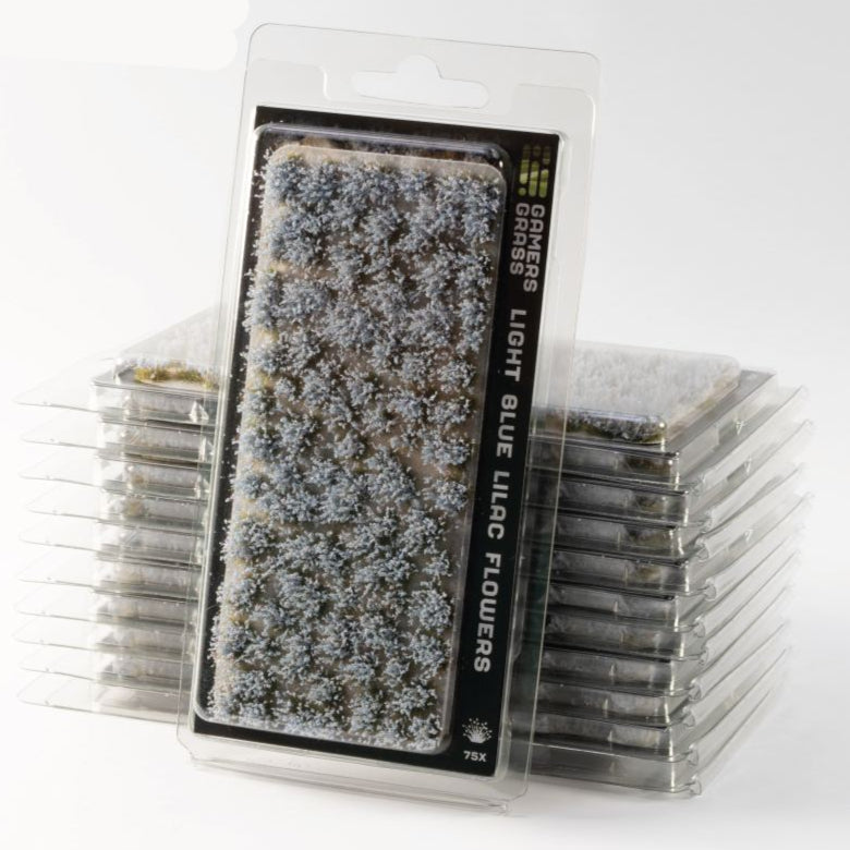 Gamers Grass - Light Blue Lilac Flowers - Loaded Dice