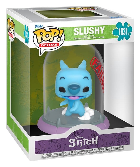 Disney Stitch Funko Pop! Deluxe Slushy 1831 experiment figure in its window box