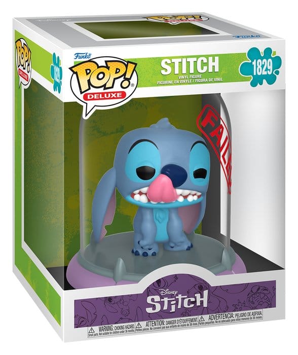 Disney Stitch Funko Pop! Deluxe Stitch 1829 experiment figure in its window box